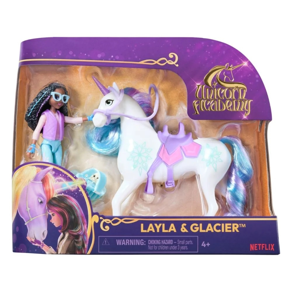 Set papusa Layla si unicornul Glacier, Unicorn Academy [1]