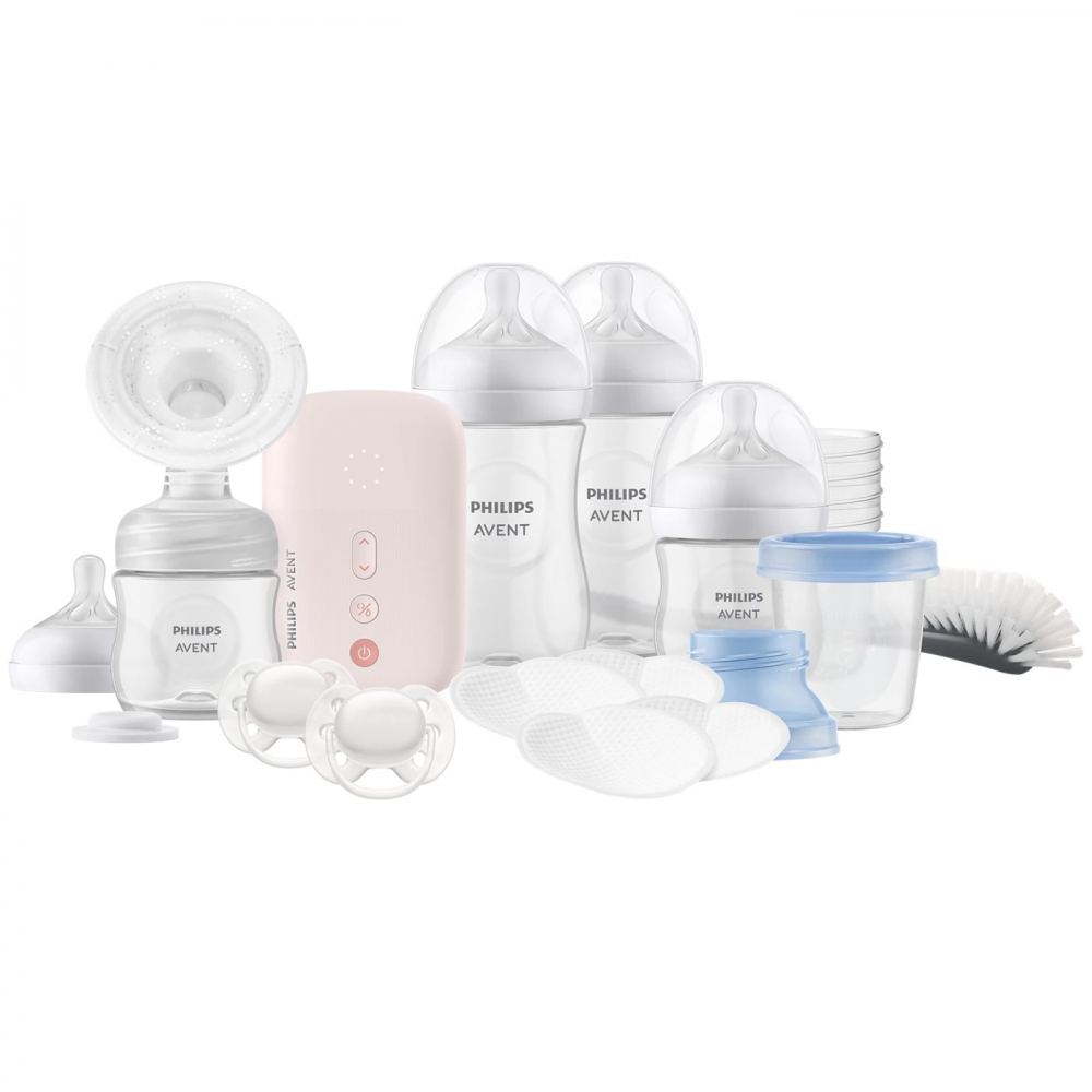 Set pentru alaptare cu pompa de san electrica Philips Avent, SCD340/31, Philips [1]
