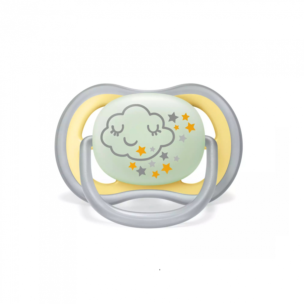 Suzete fosforescente Ultra Air Philips Avent, +18 luni, 2 bucati Galben SCF376/01, Philips [4]