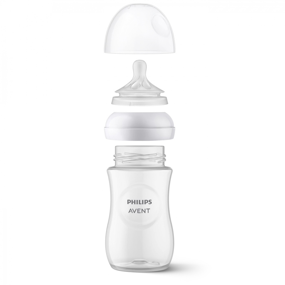 Tetina Philips Avent Natural Resonse, 3 luni+, debit 4, 2 bucati, SCY964/02, Philips [4]