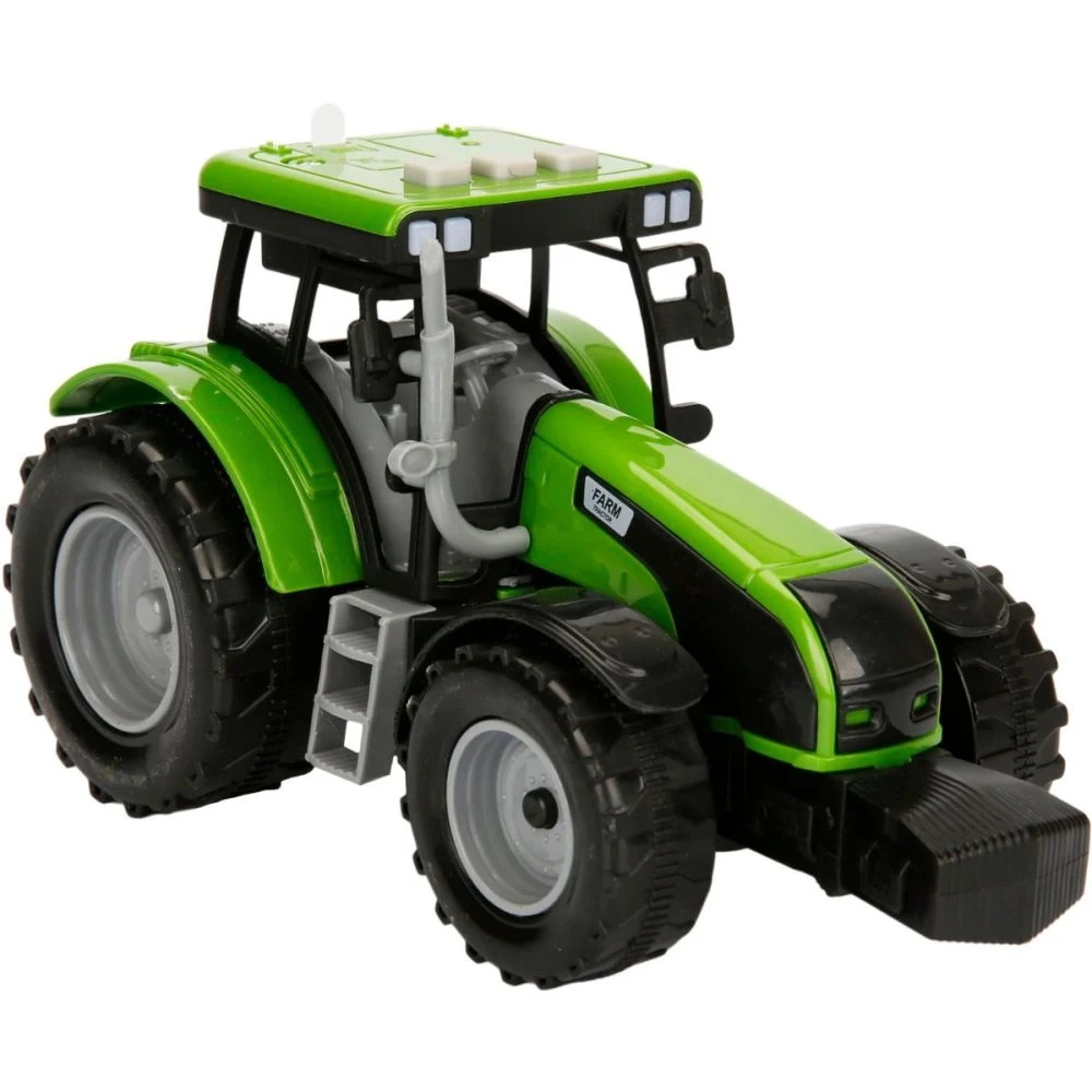 Tractor verde cu lumini si sunete, Maxx Wheels, 18 cm [2]