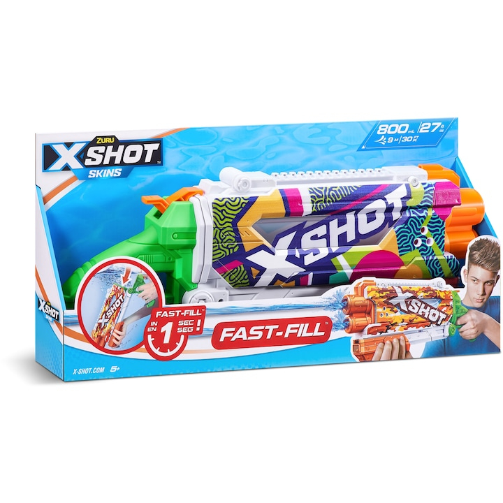 X-SHOT, arma de jucarie, pistol cu apa Skins Shotgun [4]