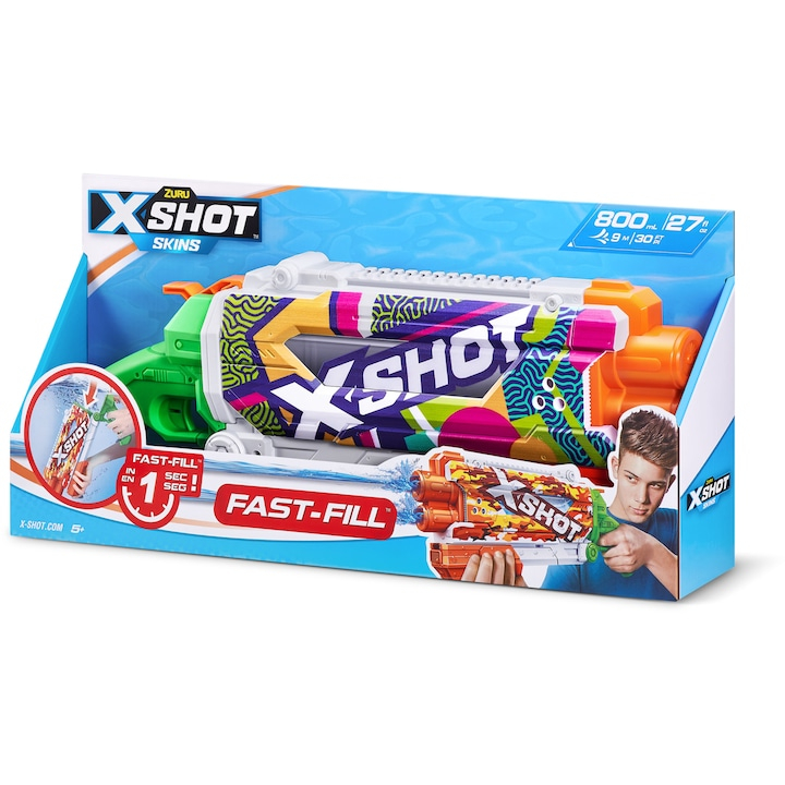 X-SHOT, arma de jucarie, pistol cu apa Skins Shotgun [5]
