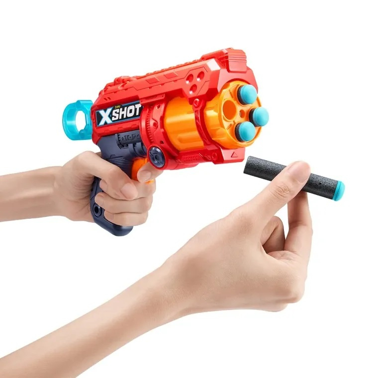 X-SHOT Blaster Excel Fury 4, arma de jucarie, 16 proiectile [4]