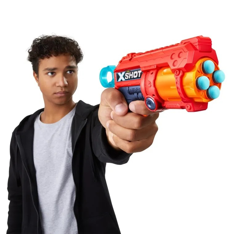 X-SHOT Blaster Excel Fury 4, arma de jucarie, 16 proiectile [5]