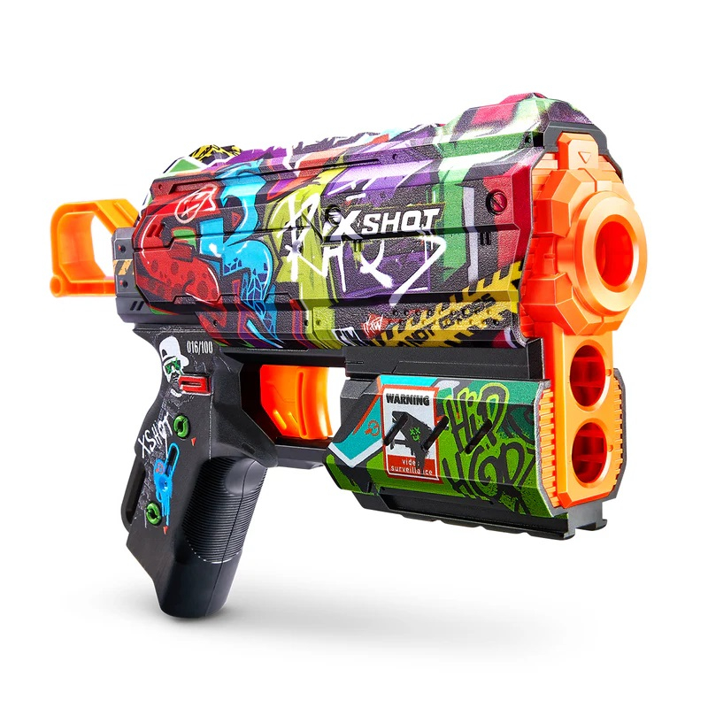X-SHOT Blaster Skins Flux, arma de jucarie, 8 proiectile [2]