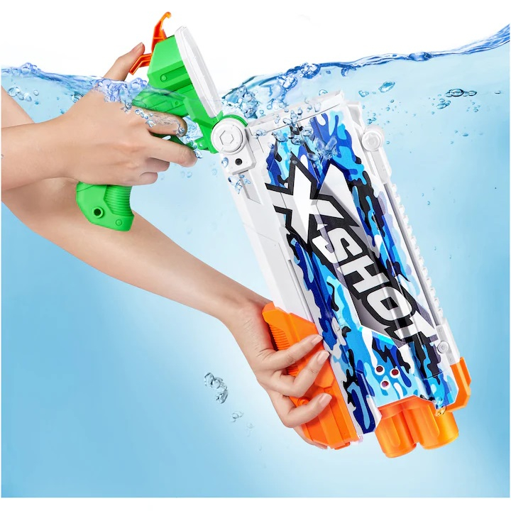 X-SHOT Shotgun, arma de jucarie, Water Camo [4]