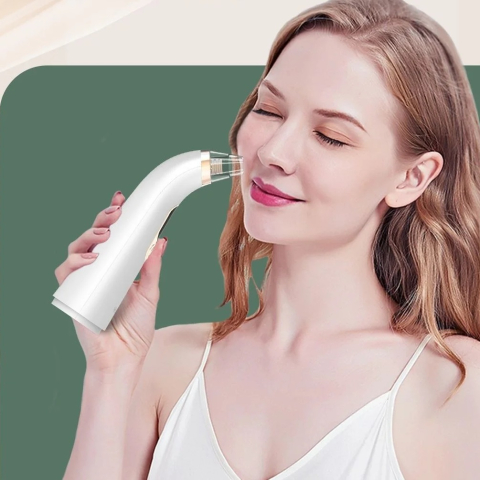 Aparat Electric Profesional pentru Puncte Negre și Acnee - 4 Capete + 4 Ace Extractoare [2]