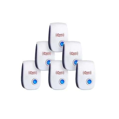 Casa Si Gradina - Set aparat ultrasonic impotriva daunatorilor Pest Reject (set 6 bucati)