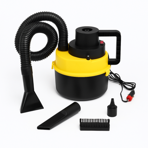 Auto - Aspirator Auto Portabil Umed-Uscat Turbo - Putere Mare de Absorbtie, Accesorii Multiple