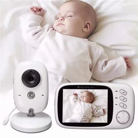 Baby Monitor VB603 Audio – Video, Wireless, Ecran 3.2 Inch LCD, Night Vision, Senzor Temperatura, Talk-back, Cantece de Leagan [1]
