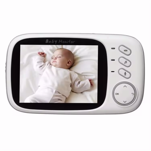 Baby Monitor VB603 Audio – Video, Wireless, Ecran 3.2 Inch LCD, Night Vision, Senzor Temperatura, Talk-back, Cantece de Leagan [2]