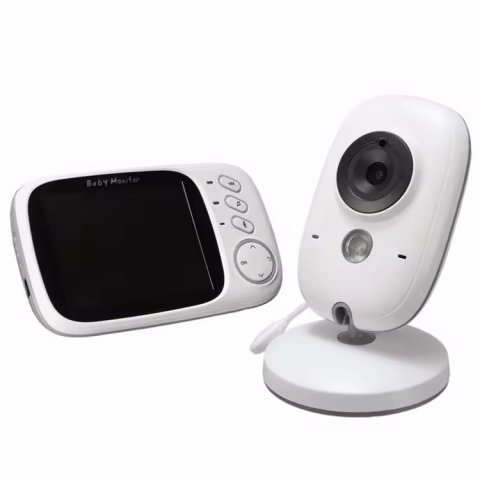 Dispozitive Copii - Baby Monitor VB603 Audio – Video, Wireless, Ecran 3.2 Inch LCD, Night Vision, Senzor Temperatura, Talk-back, Cantece de Leagan