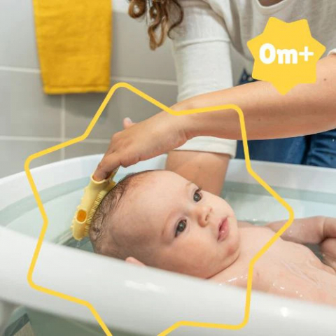 Badabulle - Perie de masaj din silicon pentru scalpul bebelusului [2]