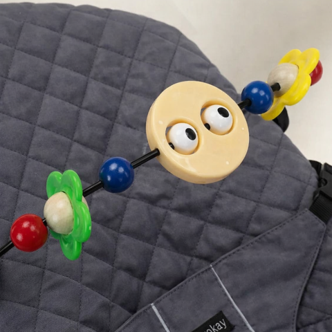 Balansoar ergonomic pentru bebeluși cu balansare natural, 4 pozitii, centura in 3 puncte [5]