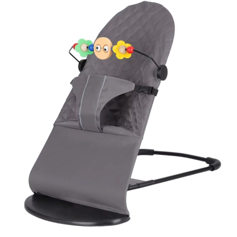 Jucarii Bebelusi - Balansoar ergonomic pentru bebeluși cu balansare natural, 4 pozitii, centura in 3 puncte