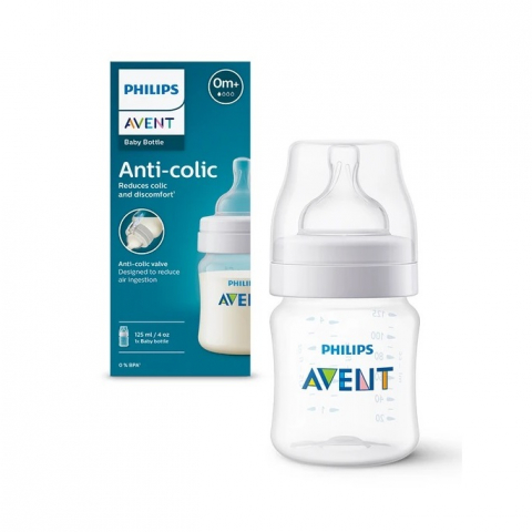 Biberoane - Biberon anticolici, 0 luni+, 125 ml, SCY100/01, Philips Avent