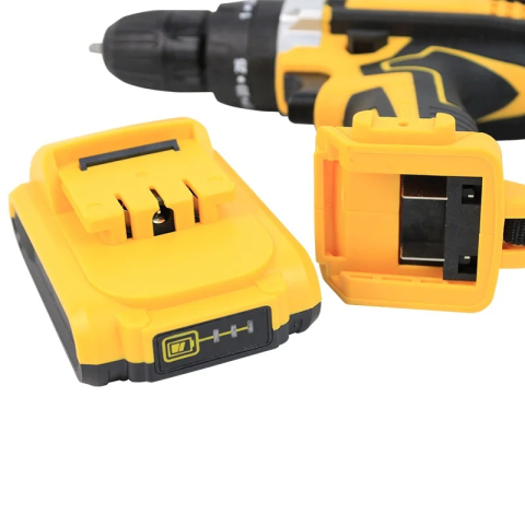 Bormasina Electrica cu Acumulator 21V + Set Profesional de Scule - 2 Baterii Incluse [2]