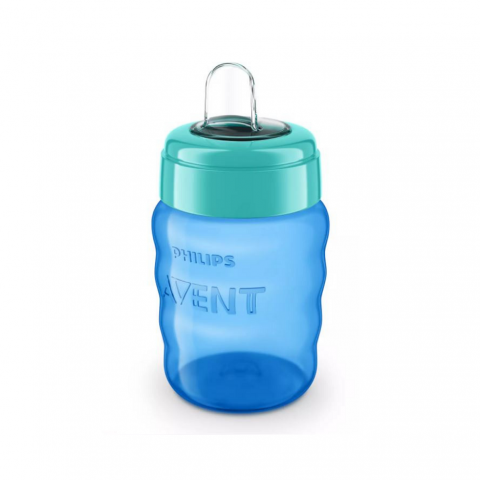 Cani si Pahare - Cana cu tetina de formare, +9 luni, 260 ml, SCF553/05, Philips Avent