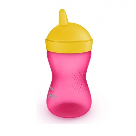 Cana cu tetina de formare dura, +18 luni, 300 ml, Roz, SCF804/04, Philips Avent [1]