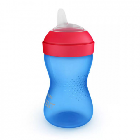Cana cu tetina de formare moale, +9 luni, 300 ml, Albastru, SCF802/01, Philips Avent [1]
