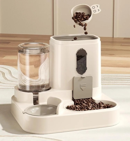 Dispenser 2-in-1 automat pentru hrana si apa - realimentare automata, pisici si caini [8]