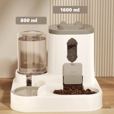Dispenser 2-in-1 automat pentru hrana si apa - realimentare automata, pisici si caini [6]