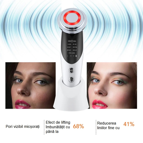 Dispozitiv Facial Profesional 7-in-1 pentru Intinerirea pielii, Lifting si Ingrijire Ten [8]
