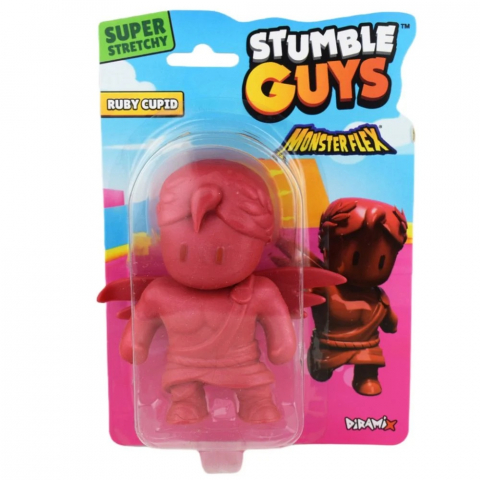 Figurine - Figurina flexibila, Monster Flex, Stumble Guys, Ruby Cupid