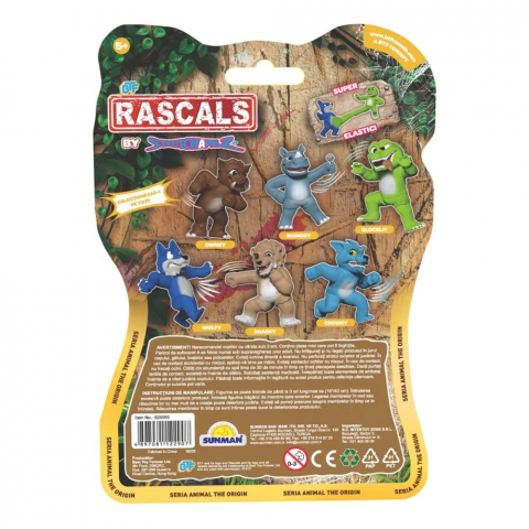 Figurina, Rascals, Animalut care se intinde, Wolfy [3]