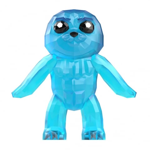 Figurine - Figurina Rascals, Crystal, Monstrulet care se intinde, Albastru