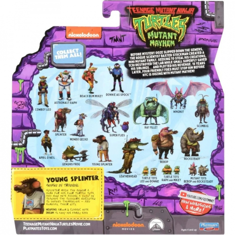 Figurina Testoasele Ninja, Young Splinter [4]