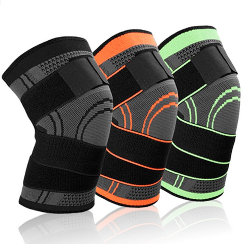 Genunchiera Elastica Profesionala, Orteza cu Compresie, Țesatura Respirabila – Verde L [4]