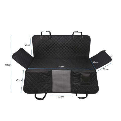 Husa impermeabila auto tip hamac pentru animale – protectie spate masina [4]