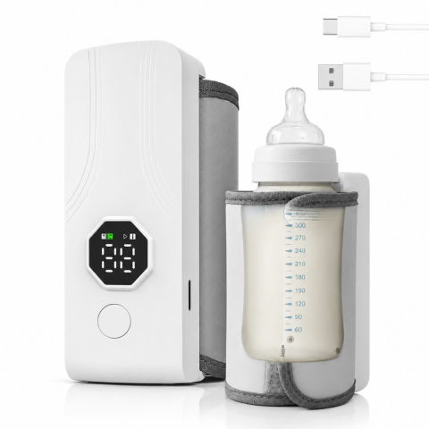 Aparate Electrice - Incalzitor portabil pentru lapte Zenva– USB, pentru calatorii, reglabil, alb