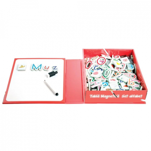 Joc educativ Smile Games, Alfabetul pe tableta magnetica, 97 piese [4]