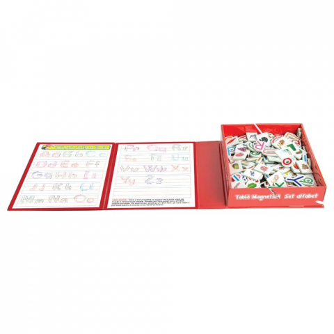 Joc educativ Smile Games, Alfabetul pe tableta magnetica, 97 piese [5]