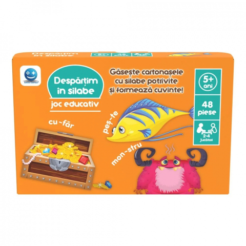 Jocuri si Jucarii - Joc educativ Smile Games, Despartim in silabe