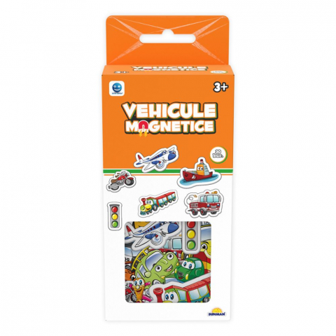 Jocuri - Joc educativ Smile Games, Vehicule magnetice