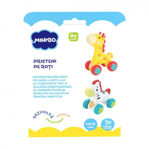 Jucarie bebelusi Minibo, Prieteni pe roti Calut [4]