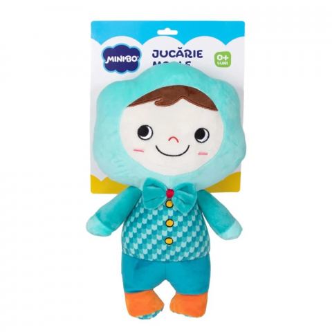 Jucarii De Plus - Jucarie de plus, moale, pentru somn, Minibo, Albastru