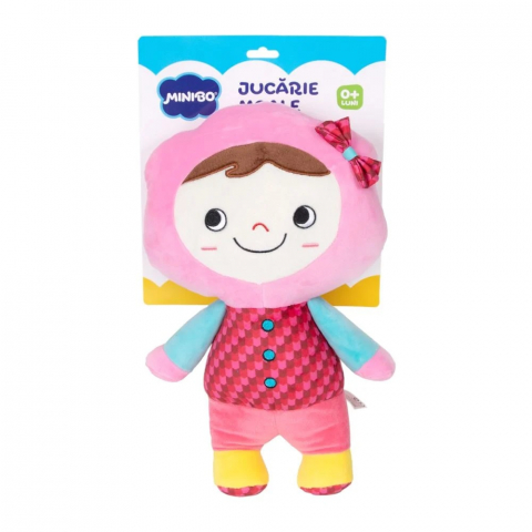 Jucarii De Plus - Jucarie de plus, moale, pentru somn, Minibo, Roz