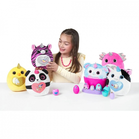 Jucarie de plus surpriza, Rainbocorns, Eggzania Mini Mania [8]