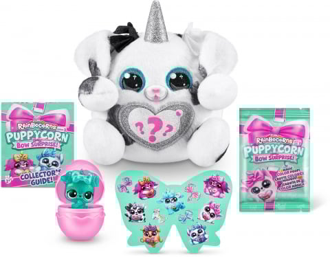 Jucarie surpriza de plus, Rainbocorns, Catelus Unicorn Curcubeu, S3 [15]