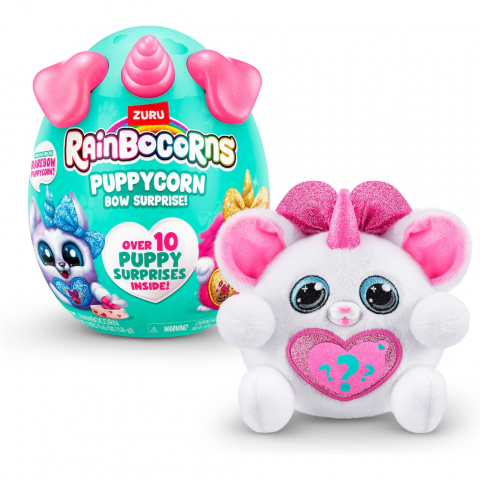 Jucarie surpriza de plus, Rainbocorns, Catelus Unicorn Curcubeu, S3 [7]
