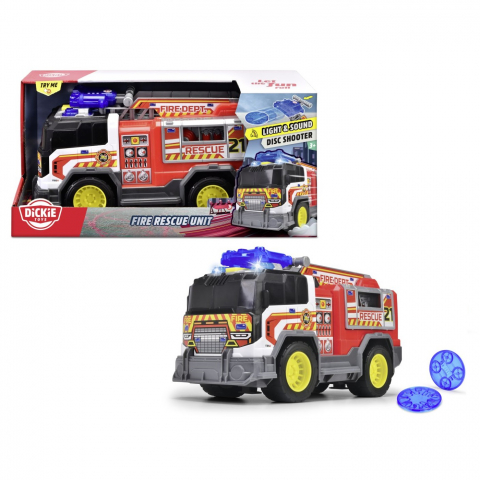 Jucarii Baieti - Masina de pompieri cu sunete si lumini Dickie Toys, 30 cm