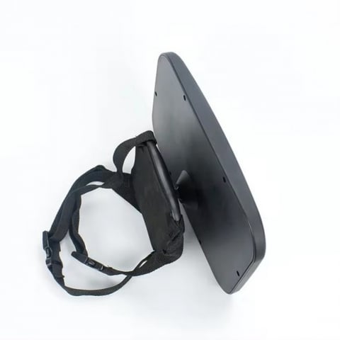 Oglinda auto pentru supraveghere bebelusi, rotire 360 grade, fixare tetiera, 25.5x17.5 cm Zenva [2]