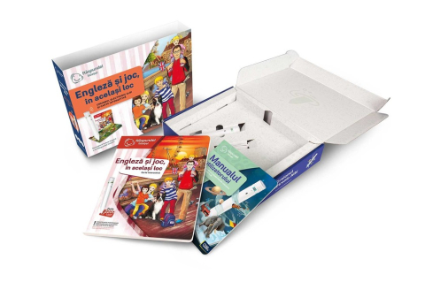 Pachet Raspundel Istetel, Creion si Carte interactiva Engleza si joc, in acelasi loc [3]