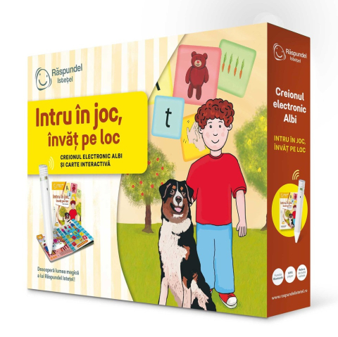 Pachet Raspundel Istetel, Creion si Carte interactiva Intru in joc, invat pe loc [3]