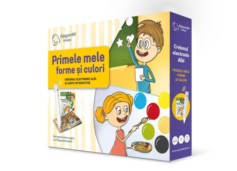Pachet Raspundel Istetel, Creion si Carte Interactiva Primele mele forme si culori [2]